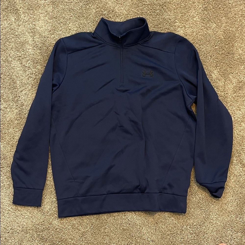 Under Armour Dark Blue Quarter-Zip Pullover
